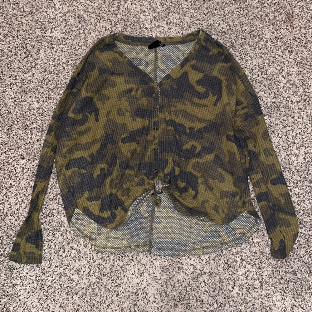 Camo Urban Outfitters Top